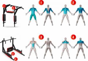 Neo-Sport Drążek ścienny NS-319 15