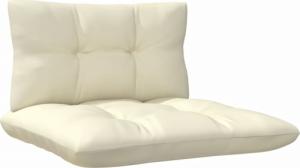 vidaXL 2-osobowa sofa ogrodowa z kremowymi poduszkami, drewno sosnowe 6