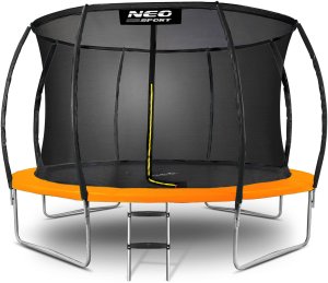 Trampolina ogrodowa Neo-Sport NS-12C201 z siatką wewnętrzną 12.5 FT 374 cm 1