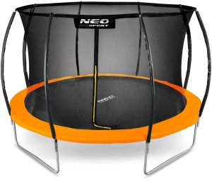 Trampolina ogrodowa Neo-Sport NS-12C201 z siatką wewnętrzną 12.5 FT 374 cm 2
