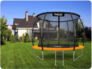 Trampolina ogrodowa Neo-Sport NS-08C201 z siatką wewnętrzną 8.5 FT 252 cm 4