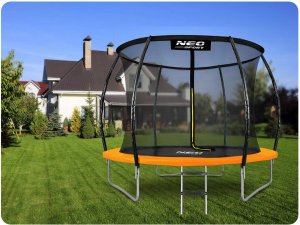 Trampolina ogrodowa Neo-Sport NS-10C201 z siatką wewnętrzną 10 FT 312 cm 4