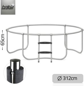 Trampolina ogrodowa Neo-Sport NS-10C201 z siatką wewnętrzną 10 FT 312 cm 10
