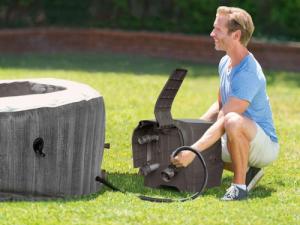 SPA ogrodowe Intex PureSpa Greywood Deluxe 196 cm x 71 cm (28440) + akcesoria 4