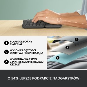 Mysz Logitech Lift Graphite (910-006473) + Ergo K860 (920-010108) 41