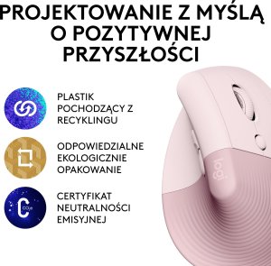 Mysz Logitech Lift Rose (910-006478) + Ergo K860 (920-010108) 31