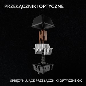 Klawiatura Logitech Pro X 60 Lightspeed GX Brown (920-011911) + G733 Lightspeed Czarne (981-000864) 8