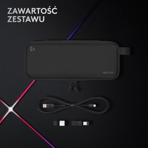 Klawiatura Logitech Pro X 60 Lightspeed GX Brown (920-011930) + G733 Lightspeed Czarne (981-000864) 10