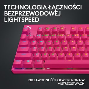 Klawiatura Logitech PRO X TKL Lightspeed GX Brown (920-012159) + G733 Lightspeed Czarne (981-000864) 5