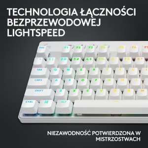 Klawiatura Logitech PRO X TKL Lightspeed GX Brown (920-012148) + G733 Lightspeed Czarne (981-000864) 4