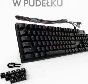 Klawiatura Logitech G512 GX Brown (920-009352) + G733 Lightspeed Czarne (981-000864) 25