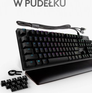 Klawiatura Logitech G513 Carbon GX Brown (920-009330) + G733 Lightspeed Czarne (981-000864) 11