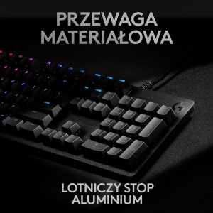 Klawiatura Logitech G513 Carbon GX Brown (920-009330) + G733 Lightspeed Czarne (981-000864) 7