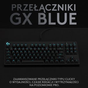 Klawiatura Logitech G PRO GX Blue (920-009392) + G733 Lightspeed Czarne (981-000864) 5
