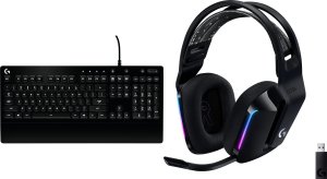 Klawiatura Logitech G213 Prodigy  (920-008093) + G733 Lightspeed Czarne (981-000864) 1