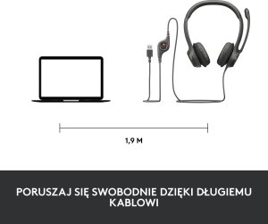 Kamera internetowa Logitech MX Brio 4K Ultra HD (960-001554) + H390 (981-000406) 20