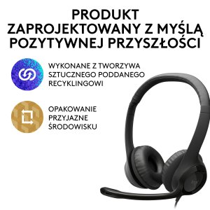 Kamera internetowa Logitech Brio 100 (960-001617) + H390 (981-000406) 21