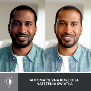 Kamera internetowa Logitech Brio 500 Graphite (960-001422) + H390 (981-000406) 4