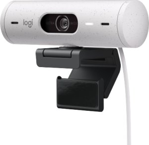 Kamera internetowa Logitech Brio 500 Off White (960-001428) + H390 (981-000406) 2