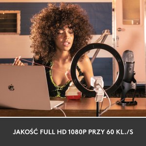 Kamera internetowa Logitech StreamCam (960-001297) + H390 (981-000406) 3