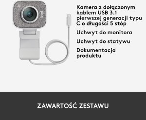 Kamera internetowa Logitech StreamCam (960-001297) + H390 (981-000406) 10