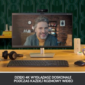 Kamera internetowa Logitech Brio 4K Stream (960-001194) + H390 (981-000406) 3