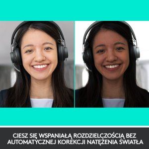 Kamera internetowa Logitech Brio 4K Stream (960-001194) + H390 (981-000406) 5