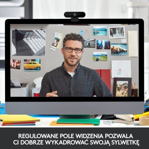 Kamera internetowa Logitech Brio 4K Stream (960-001194) + H390 (981-000406) 6