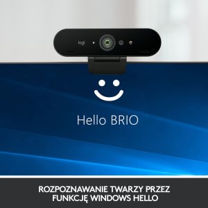 Kamera internetowa Logitech Brio 4K Stream (960-001194) + H390 (981-000406) 10