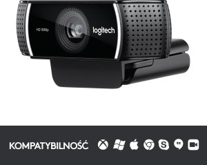 Kamera internetowa Logitech C922 Pro (960-001088) + H390 (981-000406) 9