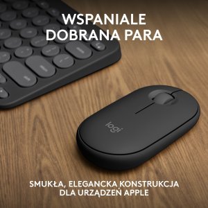 Klawiatura + mysz Logitech Pebble 2 Combo dla Mac (920-012244) + Brio 100 (960-001585) 8