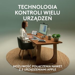 Klawiatura + mysz Logitech Pebble 2 Combo dla Mac (920-012244) + Brio 100 (960-001585) 9