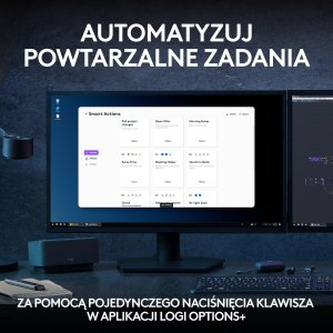 Klawiatura + mysz Logitech MX Keys S Combo Graphite (920-011614) + Brio 100 (960-001585) 7