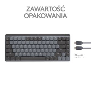 Klawiatura Logitech MX Mechanical Mini for Mac (920-010837) + Brio 100 (960-001585) 11