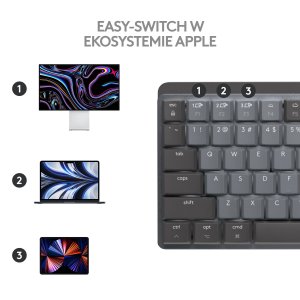 Klawiatura Logitech MX Mechanical Mini for Mac (920-010837) + Brio 100 (960-001585) 8