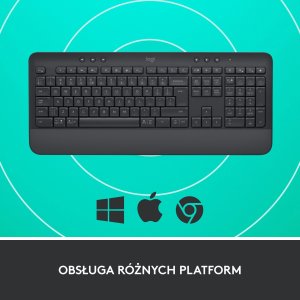 Klawiatura Logitech K650 Signature (920-010945) + Brio 100 (960-001585) 24