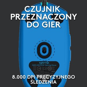 Mysz Logitech G203 Lightsync (910-005798) + G Pro X Czarne (981-000818) 4
