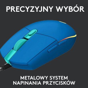 Mysz Logitech G203 Lightsync (910-005798) + G Pro X Czarne (981-000818) 6