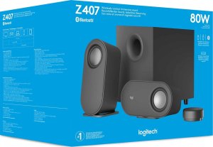 Głośniki komputerowe Logitech Z407 (980-001348) + Yeti USB Blackout (988-000229) 43