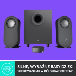 Głośniki komputerowe Logitech Z407 (980-001348) + Yeti USB Blackout (988-000229) 6