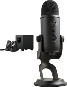 Głośniki komputerowe Logitech Z313 (980-000413) + Yeti USB Blackout (988-000229) 37