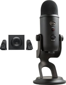 Głośniki komputerowe Logitech Z623 (980-000403) + Yeti USB Blackout (988-000229) 21