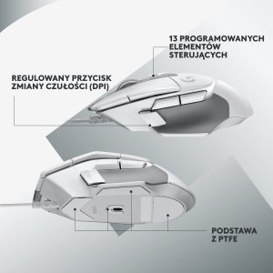 Mysz Logitech G502 X (910-006146) + G Pro X Czarne (981-000818) 6