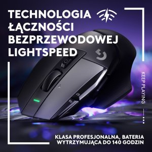 Mysz Logitech G502 X Lightspeed (910-006180) + G Pro X Czarne (981-000818) 4