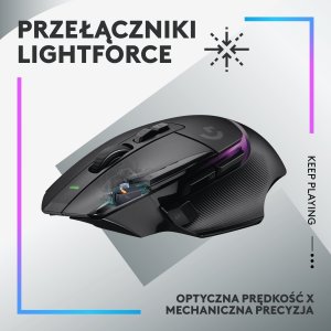 Mysz Logitech G502 X Plus (910-006162) + G Pro X Czarne (981-000818) 3