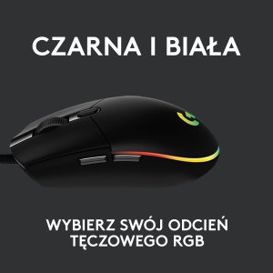 Mysz Logitech G203 Lightsync (910-005796) + G Pro X Czarne (981-000818) 4
