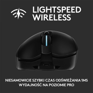 Mysz Logitech G703 Lightspeed (910-005640) + G Pro X Czarne (981-000818) 8