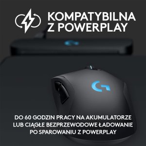Mysz Logitech G703 Lightspeed (910-005640) + G Pro X Czarne (981-000818) 9