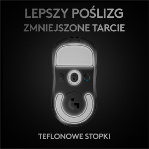 Mysz Logitech G Pro X Superlight Black (910-005880) + G Pro X Czarne (981-000818) 6