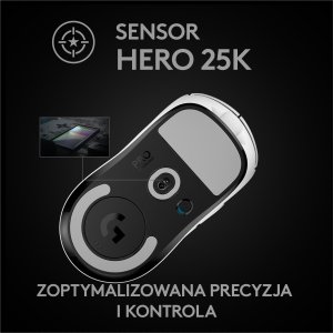 Mysz Logitech G Pro X Superlight White (910-005942) + G Pro X Czarne (981-000818) 6